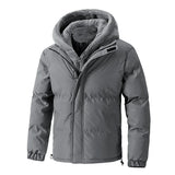 Men's Heavyweight Hooded Puffer Jacket | Plus Size