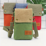 Mini Canvas Crossbody Phone Bag