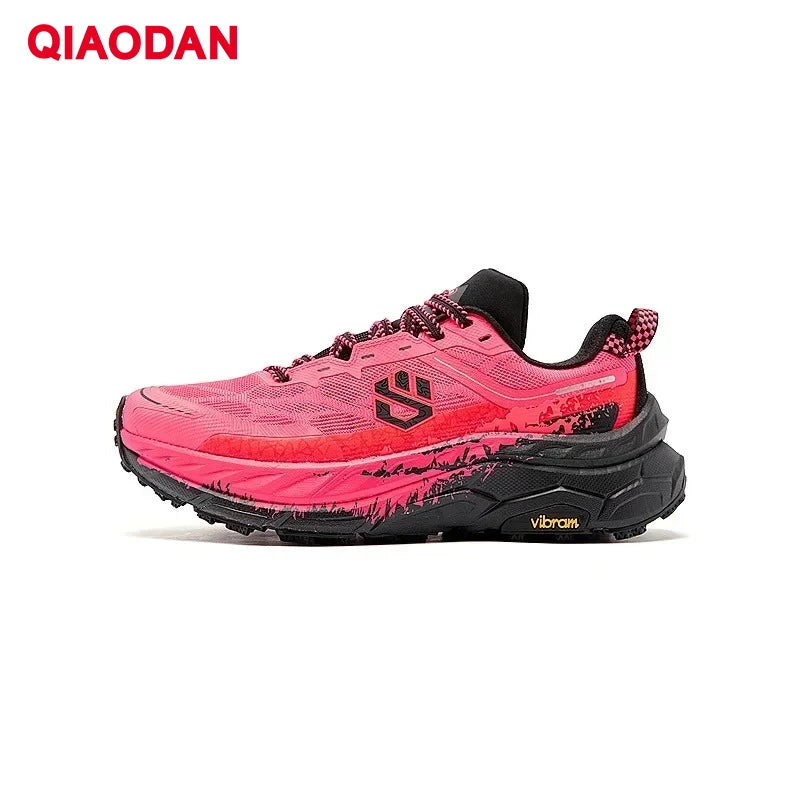 QIAODAN ShanShen 2.0 Carbon Plate Trail Running Shoes for Men 2025 Outdoor Hiking Shock-absorbing Non-slip Sneaker QDB023244277