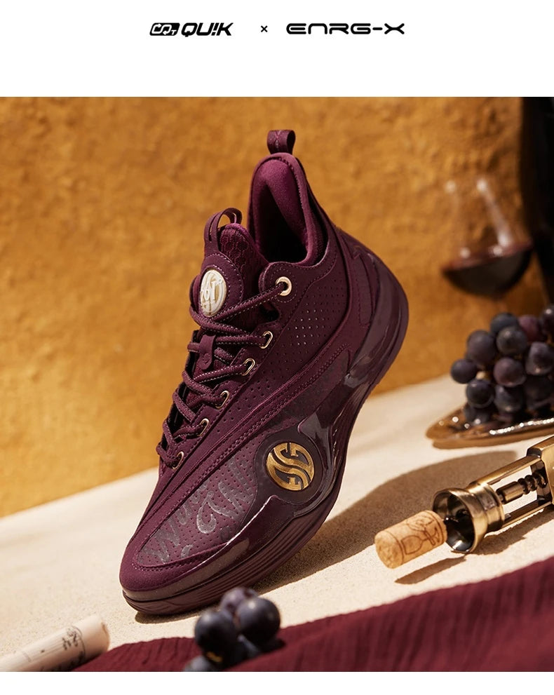 361 Degrees ZEN VI PRM Men's Basketball Sports Shoes Middle-Top Combat Wear-Resistant Non-Slip Support Sneakers Male 672431102