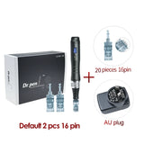 Dr pen Ultima M8 With 22 Cartridge Wireless MTS Derma Microneedle Pen Kit Professionals Use Beauty Machine Needle length 0.25 mm