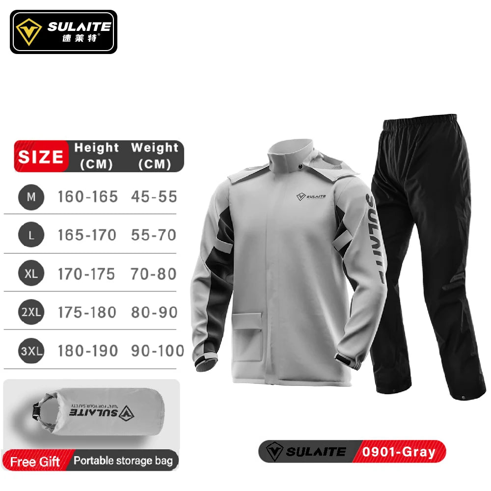 SULAITE All-Weather Moto Rain Suit | Men & Women