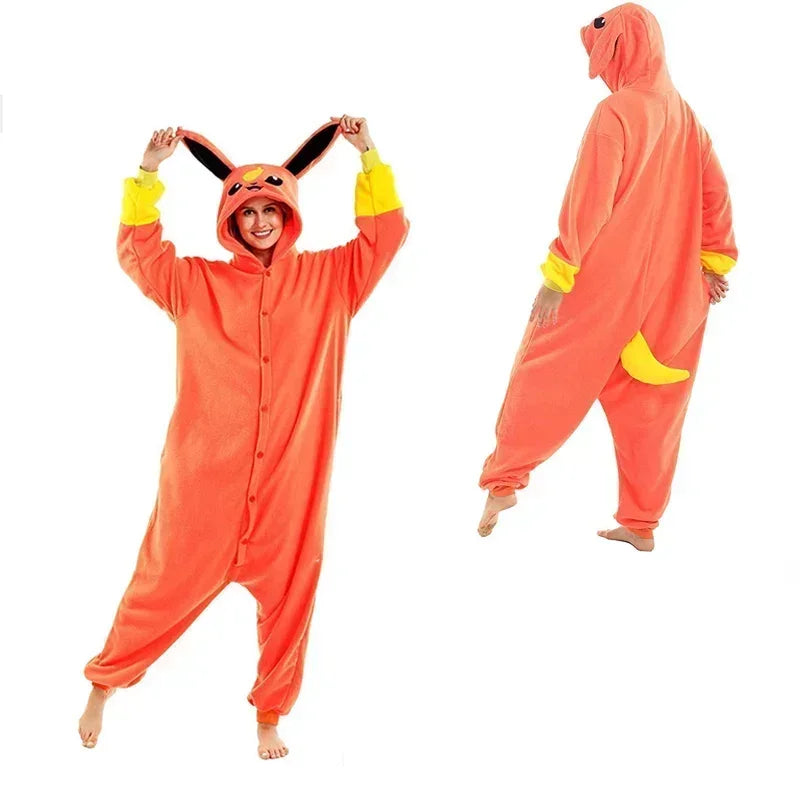 Greninja Kigurumi Onesie Mewtwo Snorlax Gengar Cosplay Halloween Costume Adult Anime Axolotl  Eevee Cow Pajamas Pijama