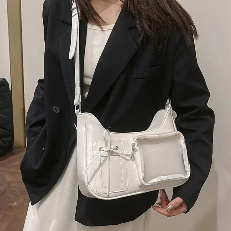 Y2K Transparent Ita Shoulder Bag – Harajuku Crossbody Purse