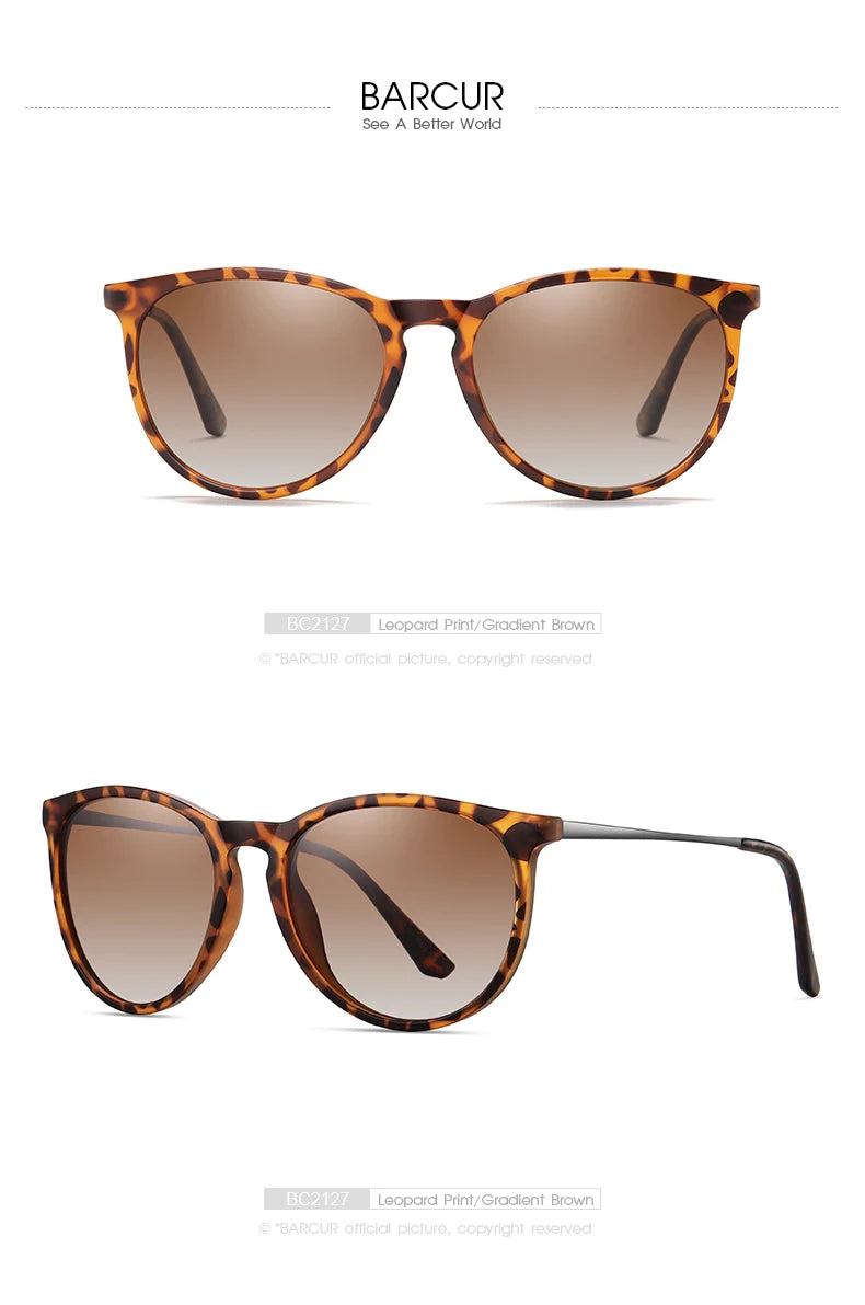 BARCUR Classic Polarized Sunglasses For Both Men Women Essential For Outdoor Driving Business Leisure Sunglasses