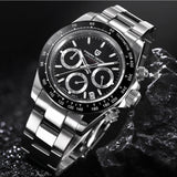 PAGANI DESIGN 2026 New Sports Chronograph Top waterproof Luxury Quartz Watch For Men Sapphire crystal Automatic Date Wrist watch