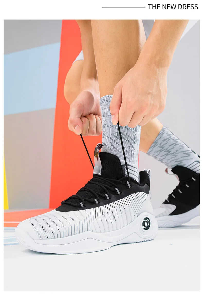 PEAK Tony Parker knight Basketball Shoes Outdoor Non slip Men Sports Shoes Wearable P-MOTIVE Cushion Rebound Breathable Sneakers