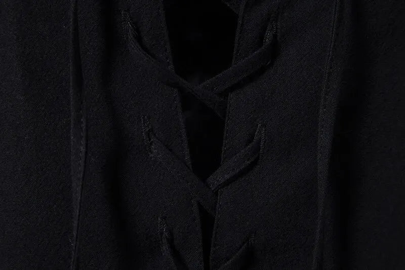 King Billion Men's Shirts Casual Men Cotton Linen Long Sleeve T-shirt Spring Autumn Vintage Shirt US Size Drawstring Neck