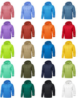 TACVASEN Autumn Winter Fleece Hoodies Mens Thermal Warm Hooded Sweatshirts Pockets Casual Hoodies Pullover Tops Male