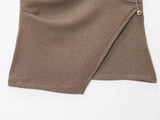 MUJER 2025 Baggy Pants Set 2 Piece Woman Summer Wide Leg Pants Women's Suit Knit Sleeveless Top Woman Outfit Casual Lady Sets