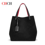 CHCH Winter Luxury Brand Fashion Printed Women's Handbag Large Capacity Travel Commuting Multi functional Large Capacity Handbag