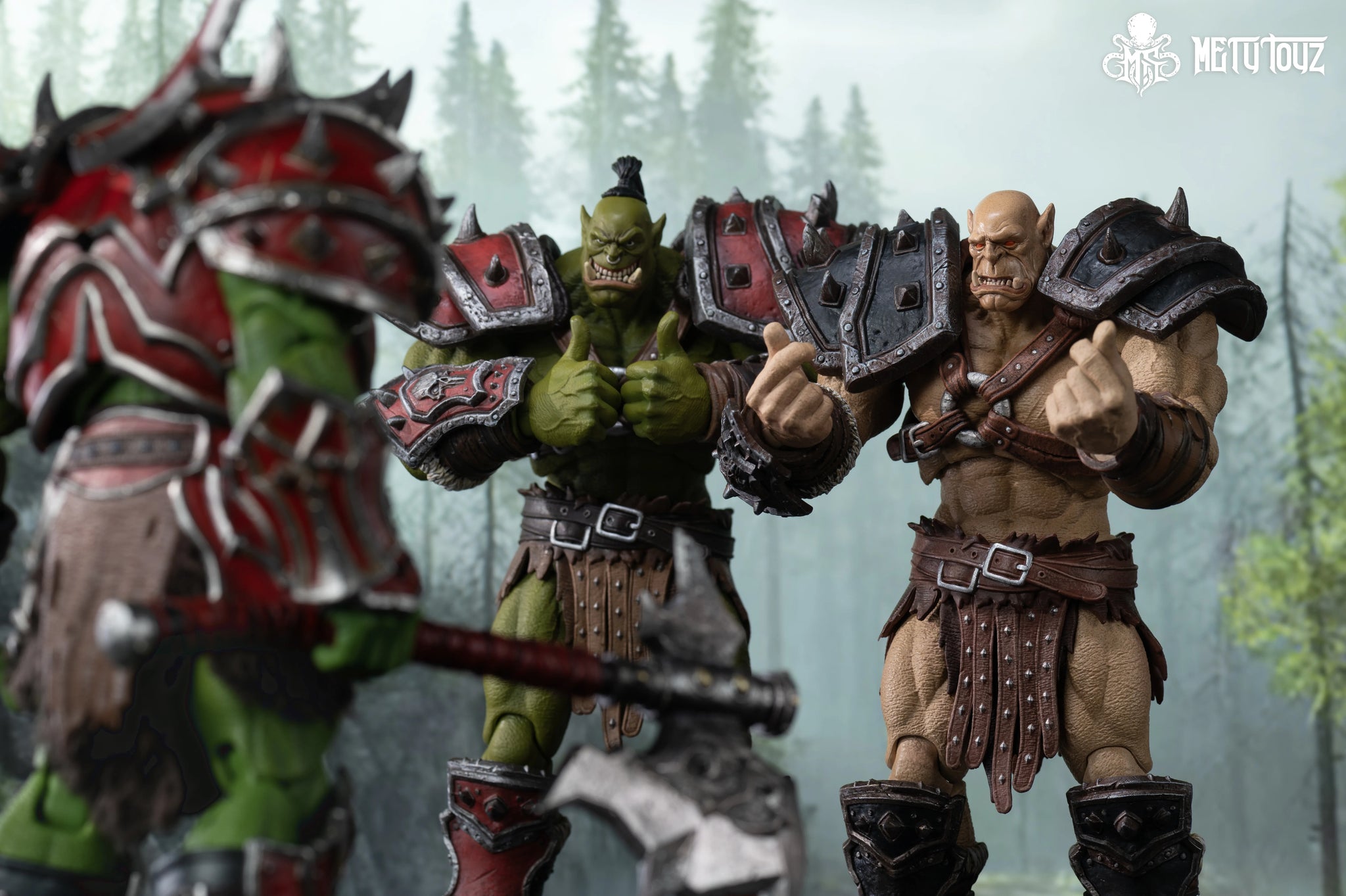 Metytoyz Limited Adventurer World Orc Ork Captain Kagas Bounty Hunter Bloody Hands Morlock Soldier Action Figure Special Edition