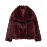 Chic Faux Fur Cropped Jacket