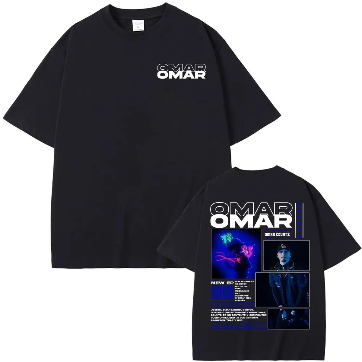 Omar Courtz 2026 Tour Cotton Graphic T-Shirt