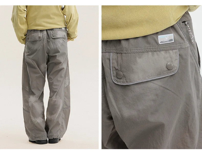 Men's Loose Fit Elastic Waist Cargo Pants