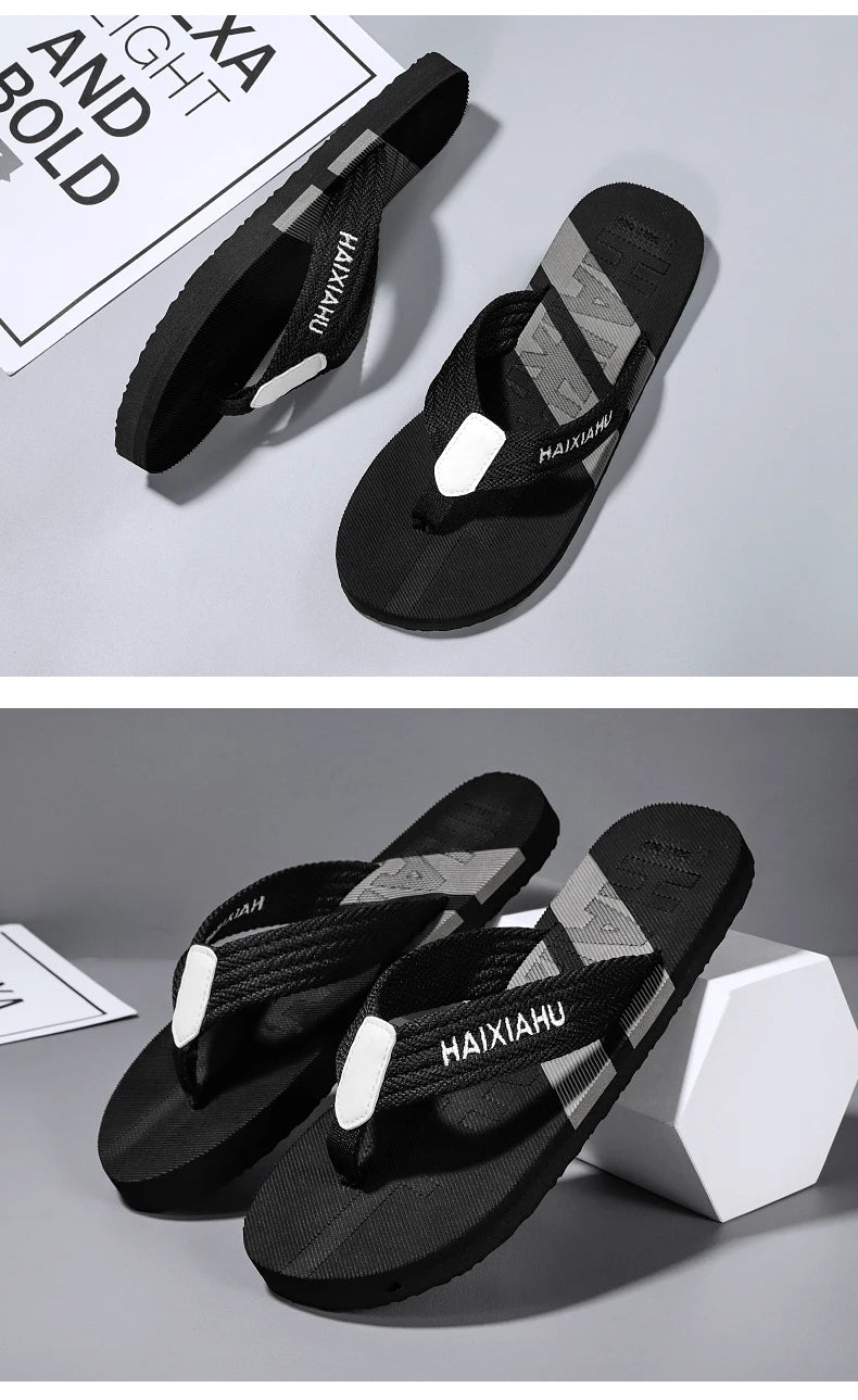 Men's EVA Flip Flops — Lightweight Non-Slip Beach & Indoor Slides