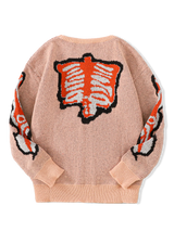 Men's Butterfly Jacquard Knit Sweater