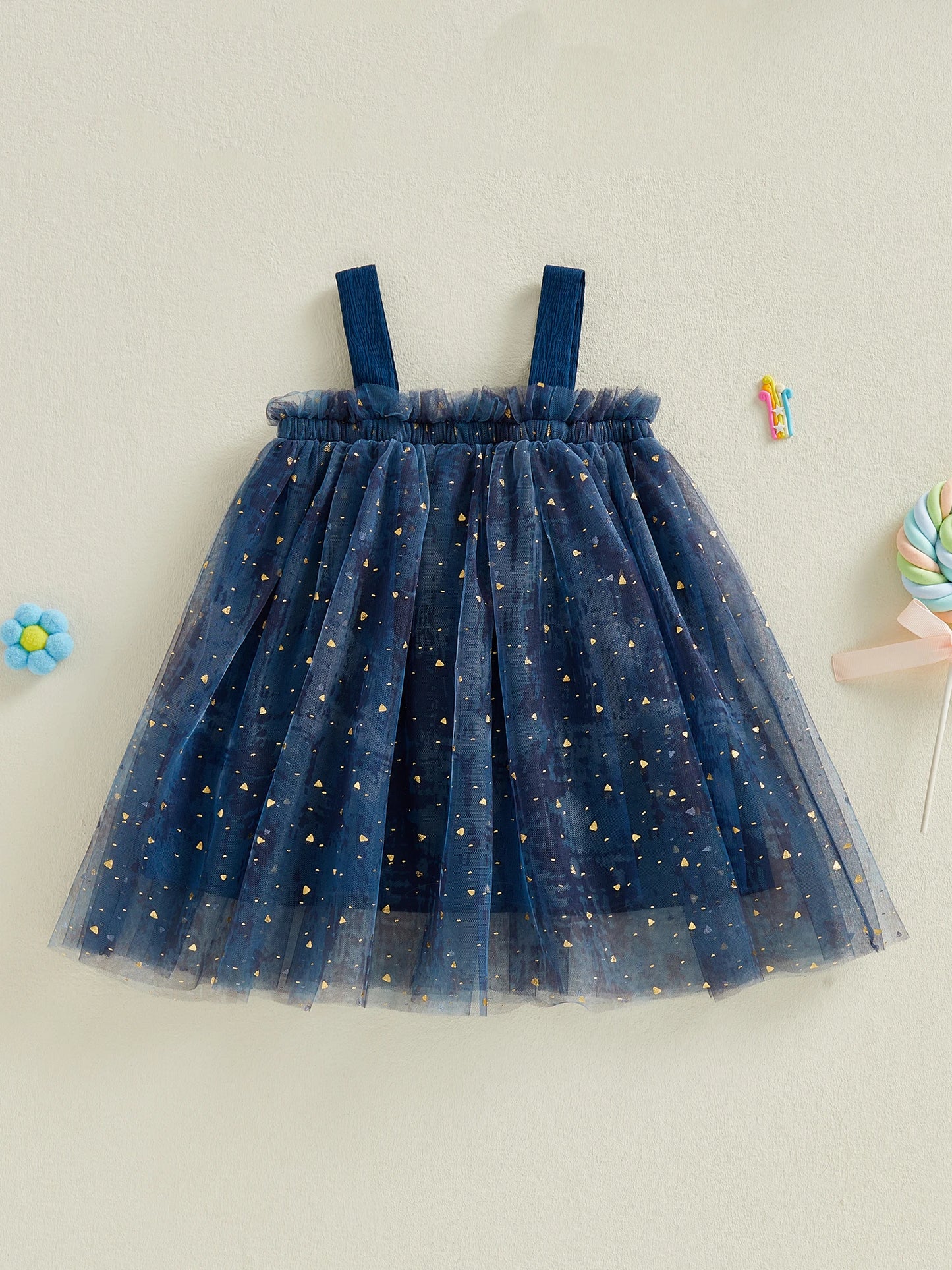 Girls' Sparkly Sequin & Tulle Princess Dress