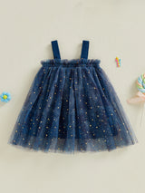 Girls' Sparkly Sequin & Tulle Princess Dress