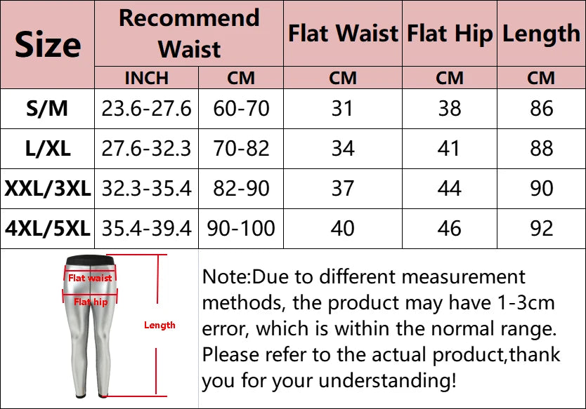 Women’s High-Waist Sauna Sweat Pants - USA-Made Slimming Body Shaper