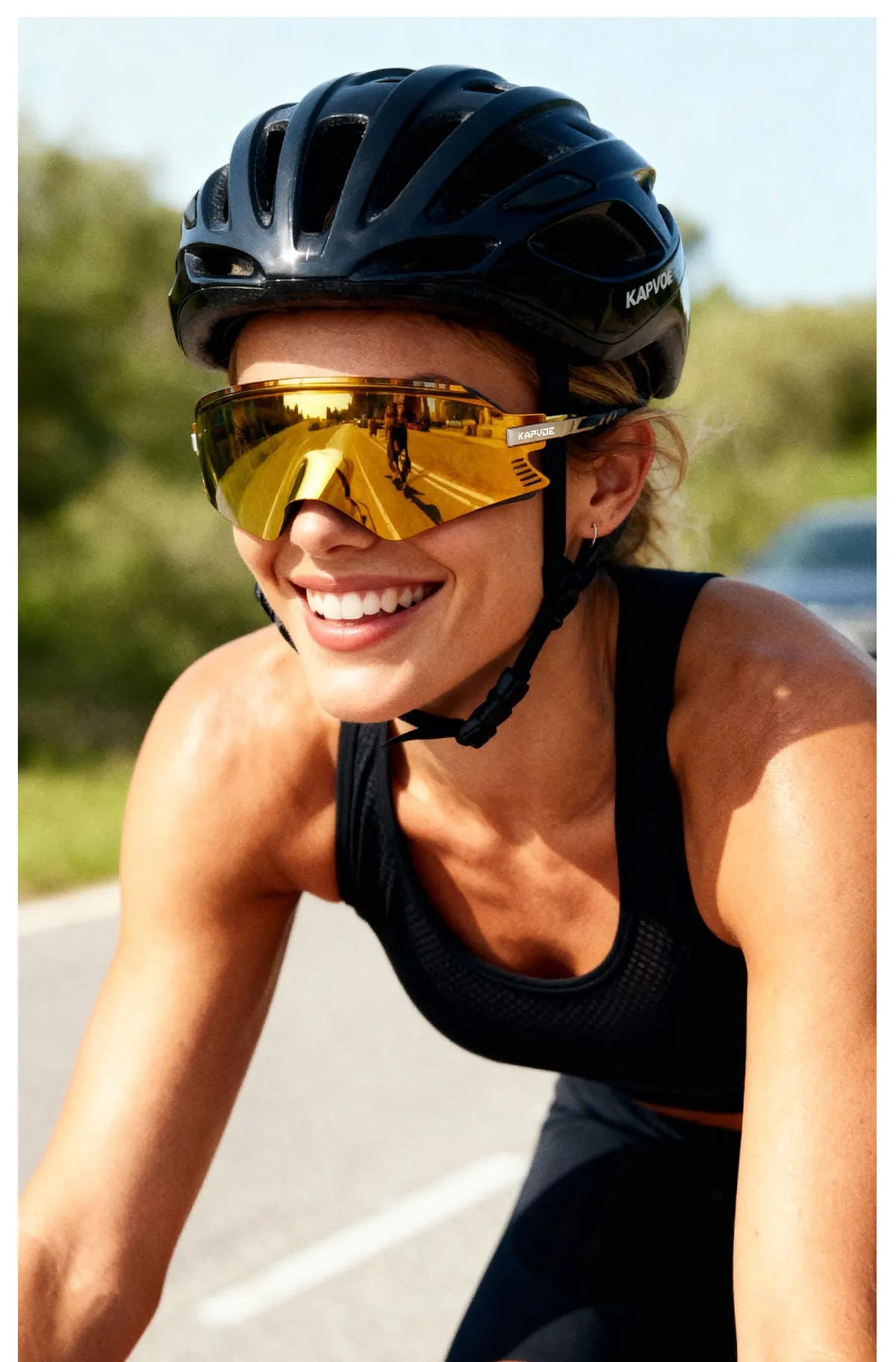 Kapvoe Sports Sunglasses for Men Women Youth Baseball Cycling Running Driving Fishing Golf Motorcycle Outdoor Glasses UV400