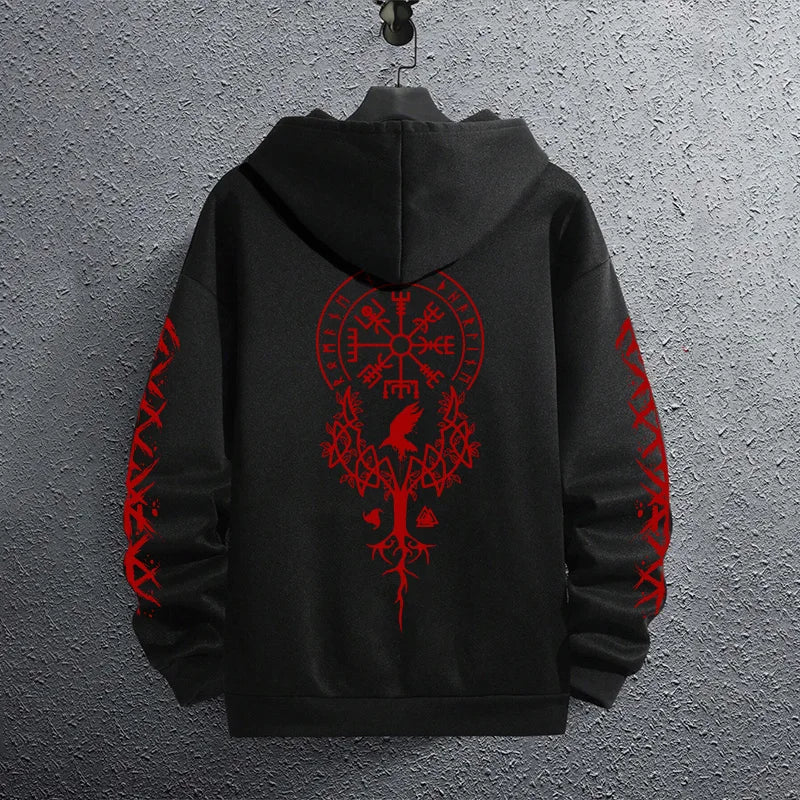 Men’s Classic Black Pullover Hoodie