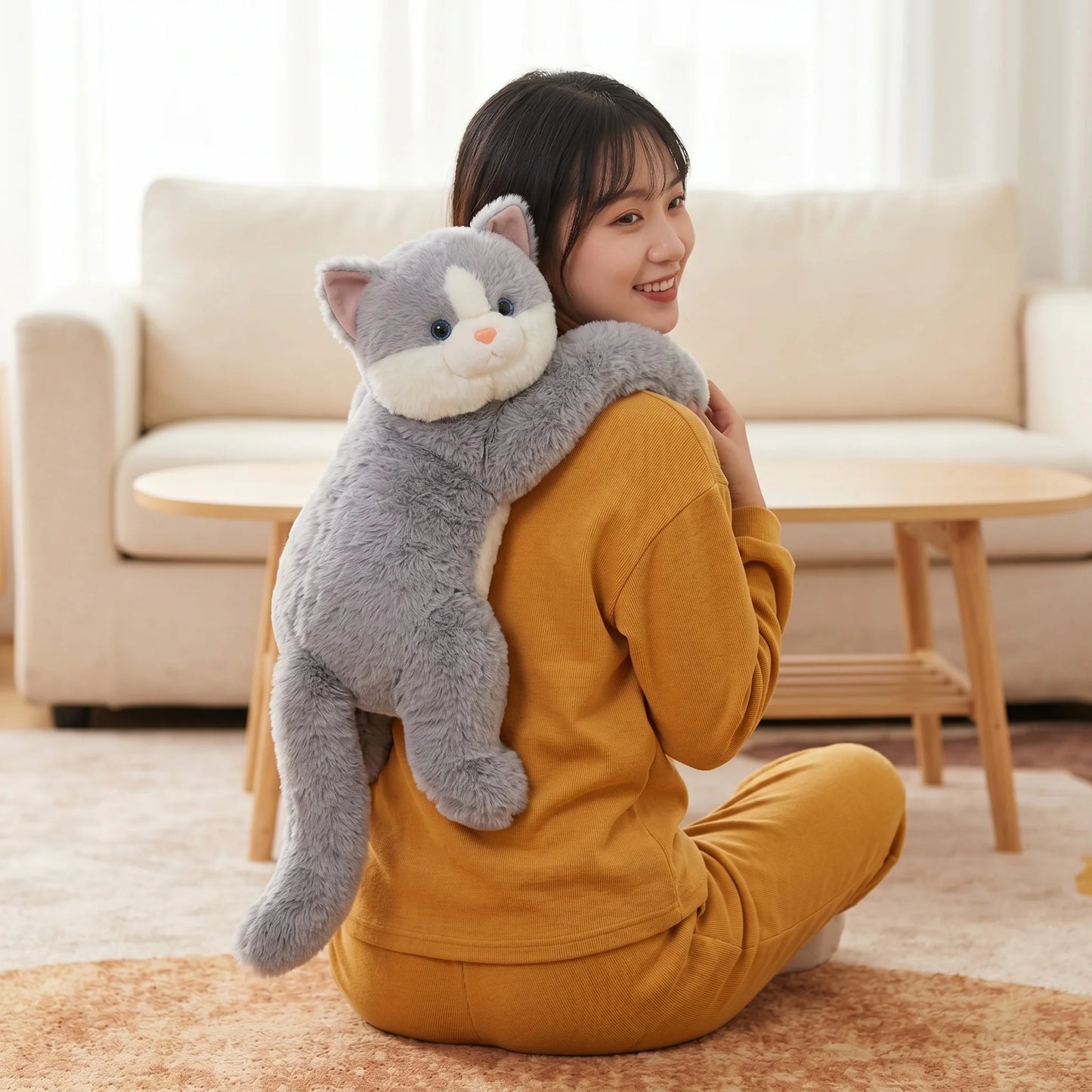 Weighted Plush Animal Cuddle Doll – Long Arm Series