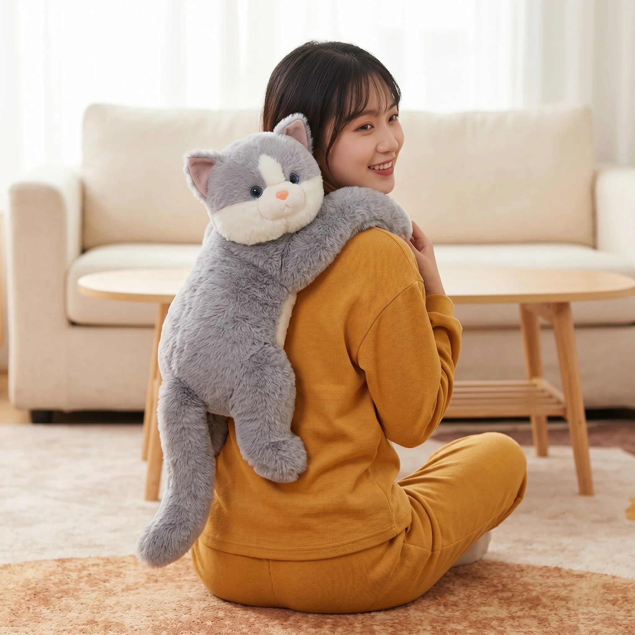 Weighted Plush Animal Cuddle Doll – Long Arm Series