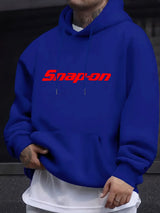 Men’s Printed Fleece Hoodie for Everyday Comfort