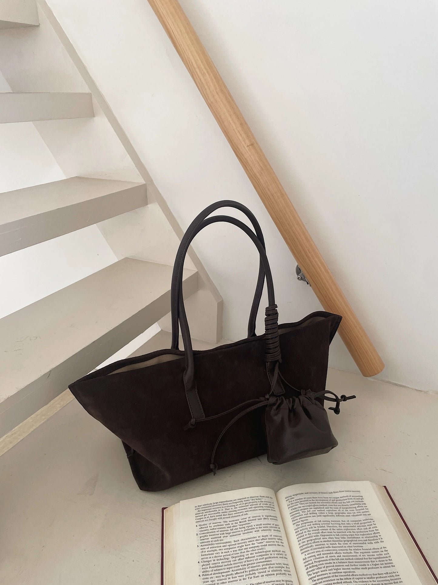 Motingsome Oversized Suede Tote Bag Women Shoulder Handbag and Purses Luxury Design Bags Roomy Casual Tote Large Capacity New In