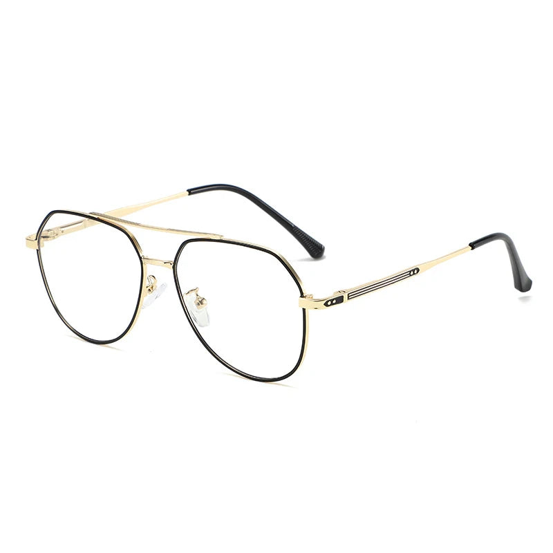 DDDLONG Retro Punk Fashion Pilot Photochromic Sunglasses Women Men Metal Eyeglasses Classic Vintage UV400 Outdoor Shades D679