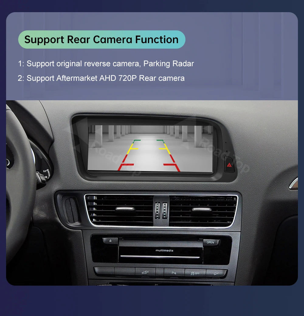 Audi Q5 2009–2017 CarPlay & Android Auto Touchscreen