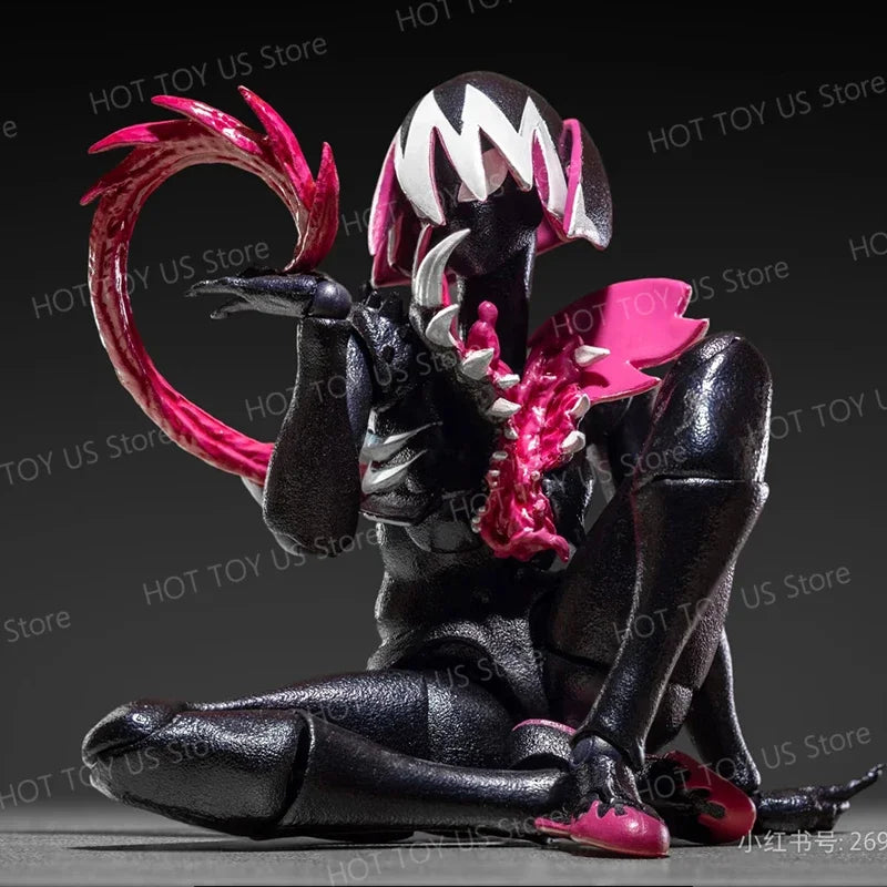 NEW KO KAIYODO REVOLTECH SPIDERMAN GWENOM Anime Action Figures Revoltech Amazing Yamaguchi Gwenom Venomized Gwen Stacy Model Toy