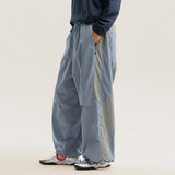 Men's Colorblock Wide-Leg Pants