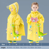 Kids Waterproof Cartoon Raincoat | Dinosaur & Unicorn