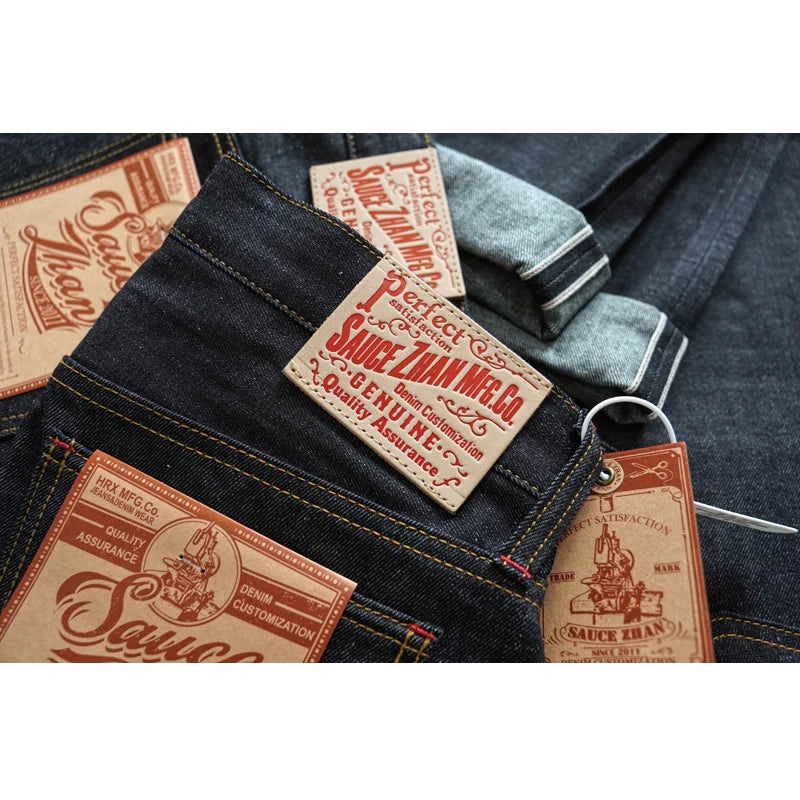 SauceZhan 344XX High-Rise Relaxed Selvedge Denim Jeans