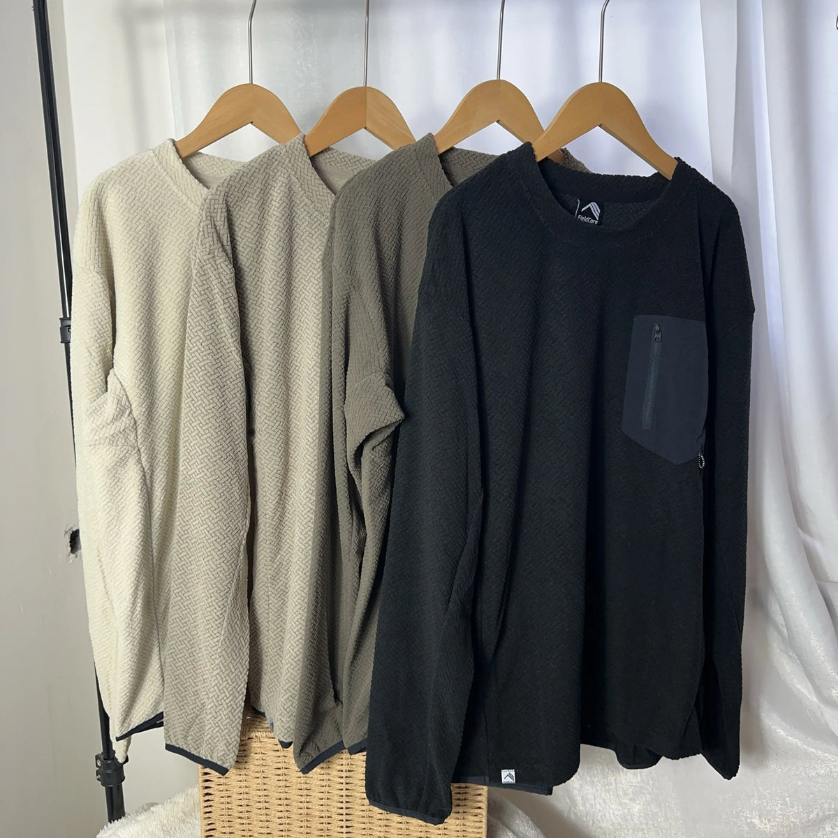 Original Men's Sporty Casual Hoodie Polyester Fiber Youth Trend Autumn Warm round Neck Chest Pocket No Button Men's Sweatshirt