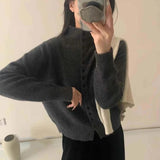 Women's Stand Collar Knit Cardigan