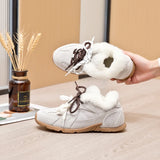 AIYUQI Women Winter Sneakers Genuine Leather 2026 New Non-slip German Training Shoes Women Large Size Flat Female Winter Shoes