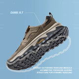GOLDEN CAMEL Outdoor Hiking Shoes Men and Women Non-slip Breathable Sneakers Thick-soled Climbing Shoes for Men Shock Absorption