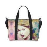 Custom The Eras Tour 1989 Taylor's Swift's American Pop Singer Tote Bag Women Large Capacity Beach Gym Travel Bags