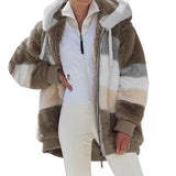 Oversized Plush Hooded Jacket