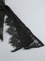 Strapless Lace Mini Dress – Elegant Sheer Patchwork Slim Fit Evening Dress