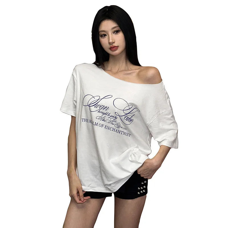 Casual Relaxed Graphic Tee | Chic Summer Streetwear