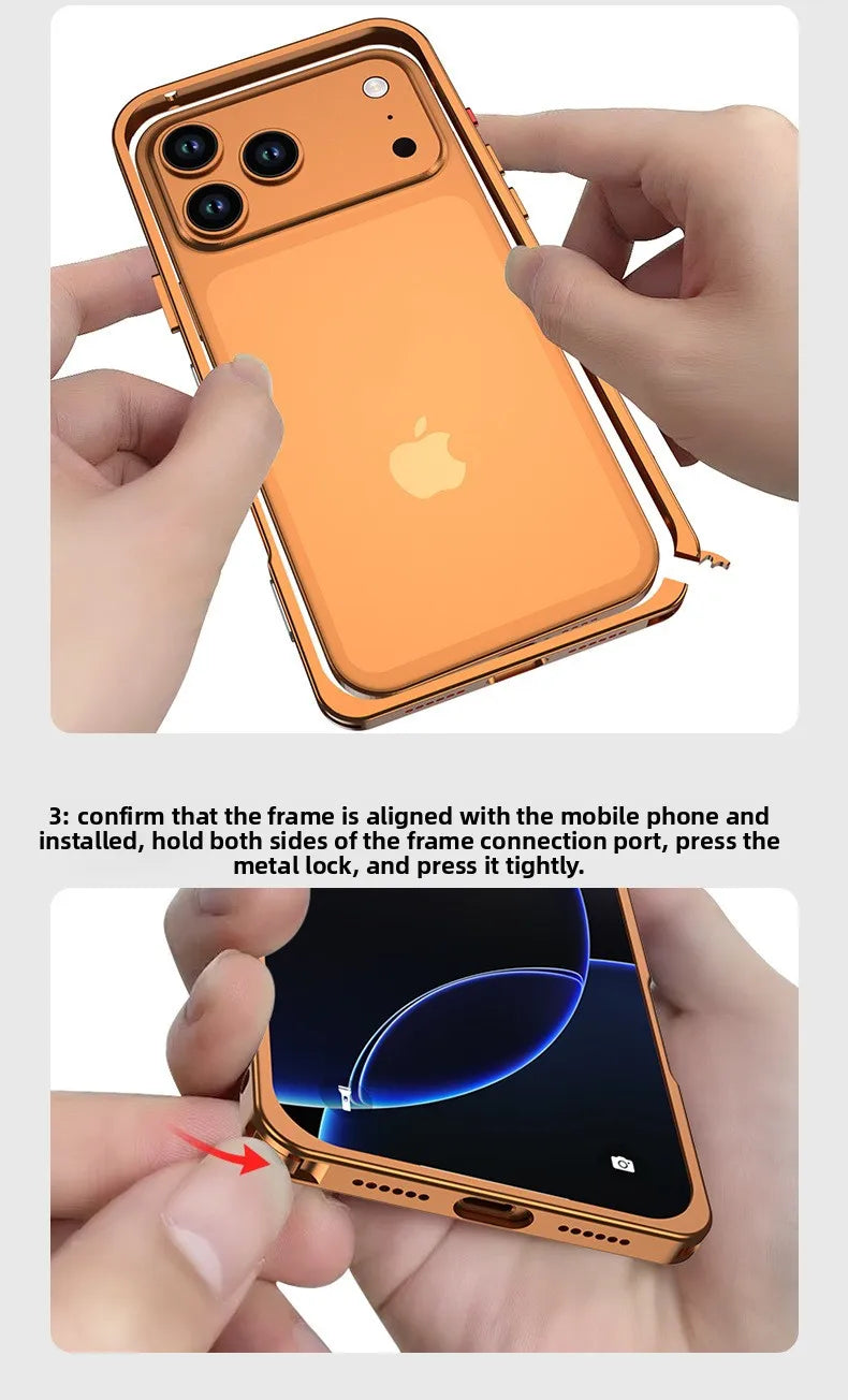 CNC Alloy Bumper Case with Lens Protection