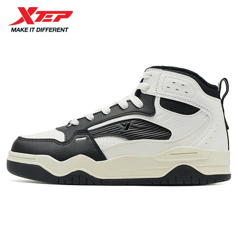 Xtep Cotton Men's Shoes Street Style Rebound Shock Absorption Soft Strong Wrapping Leisure Support Outdoor Sneakers 875319370003