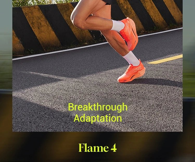 361 Degrees Flame 4.0 Men Running Shoes New Carbon Plate Racing Marathon Stable Rebound Traction Jogging Male Sneakers 672512205