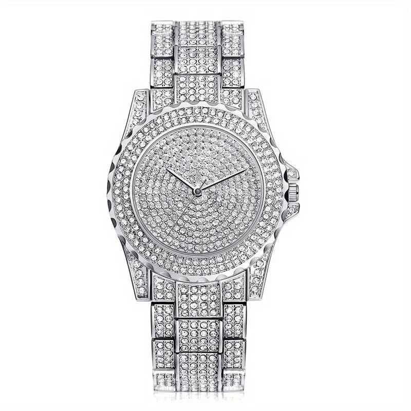 Fashion Crystal Steel Women's Quartz Watch
