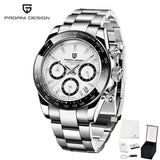 PAGANI DESIGN 2026 New Sports Chronograph Top waterproof Luxury Quartz Watch For Men Sapphire crystal Automatic Date Wrist watch
