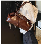 Vintage Handbag for Women Large Capacity 2026 New Underarm Commuting Bag Fashion Female Casual Single Shoulder Tote Bag Handbags